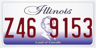 IL license plate Z469153