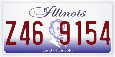 IL license plate Z469154