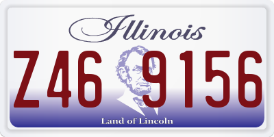 IL license plate Z469156