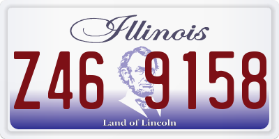 IL license plate Z469158