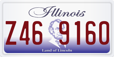 IL license plate Z469160