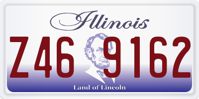 IL license plate Z469162