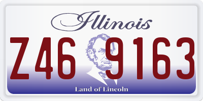 IL license plate Z469163