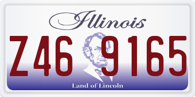 IL license plate Z469165