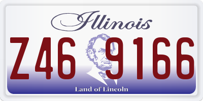 IL license plate Z469166