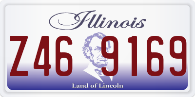 IL license plate Z469169