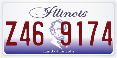 IL license plate Z469174