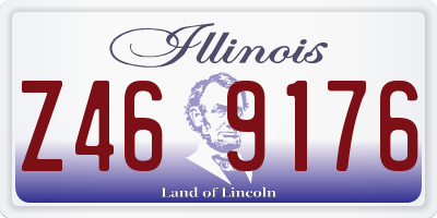 IL license plate Z469176