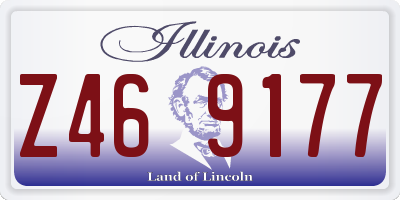 IL license plate Z469177