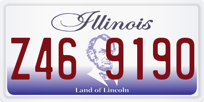 IL license plate Z469190