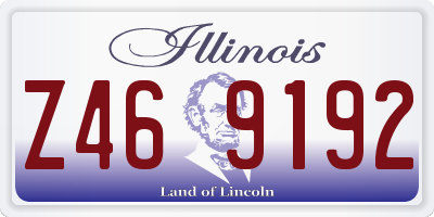 IL license plate Z469192