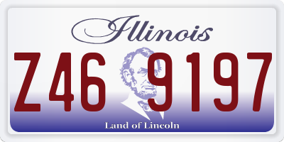IL license plate Z469197