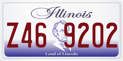 IL license plate Z469202