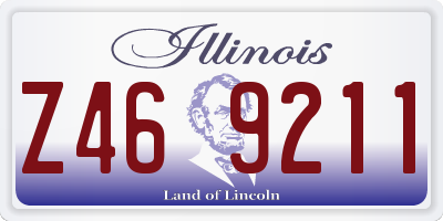 IL license plate Z469211