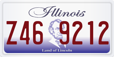 IL license plate Z469212