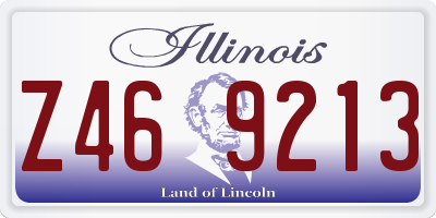 IL license plate Z469213