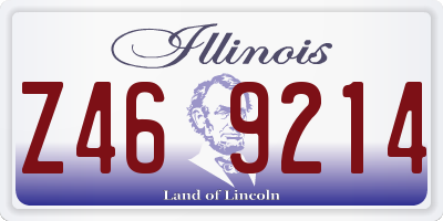 IL license plate Z469214
