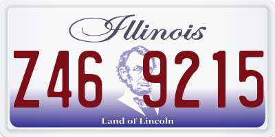 IL license plate Z469215