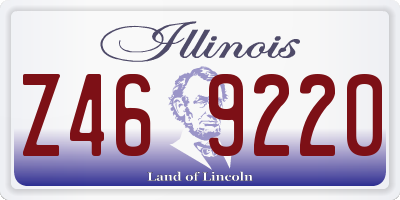 IL license plate Z469220
