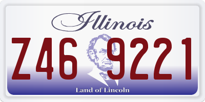 IL license plate Z469221