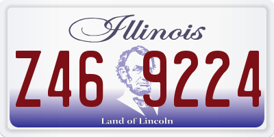 IL license plate Z469224
