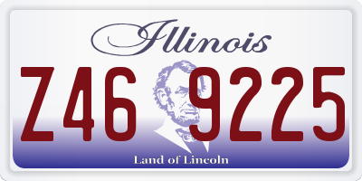 IL license plate Z469225