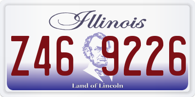 IL license plate Z469226