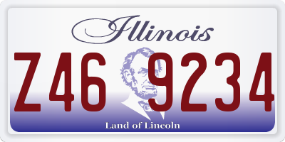 IL license plate Z469234