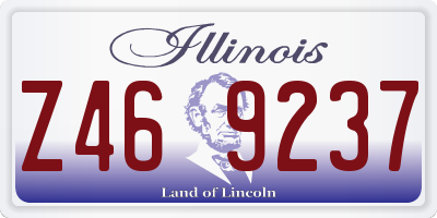 IL license plate Z469237