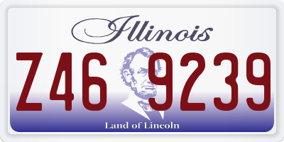 IL license plate Z469239
