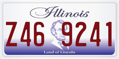 IL license plate Z469241