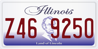 IL license plate Z469250