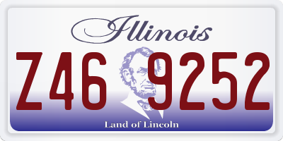 IL license plate Z469252