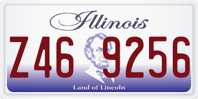 IL license plate Z469256