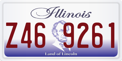 IL license plate Z469261