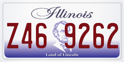 IL license plate Z469262