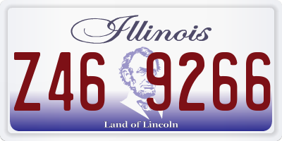 IL license plate Z469266