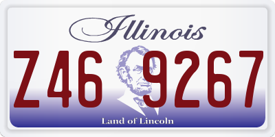 IL license plate Z469267