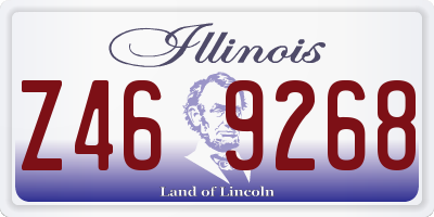 IL license plate Z469268