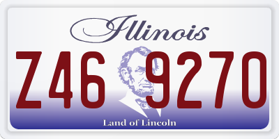IL license plate Z469270