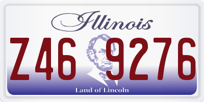 IL license plate Z469276