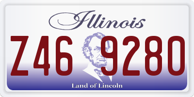 IL license plate Z469280