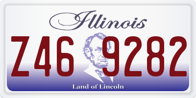 IL license plate Z469282