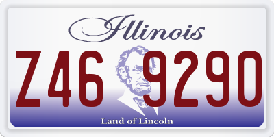 IL license plate Z469290