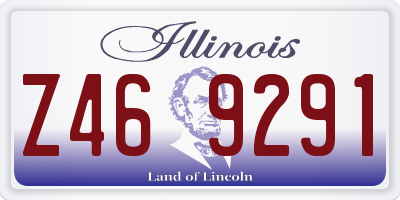 IL license plate Z469291