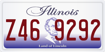 IL license plate Z469292