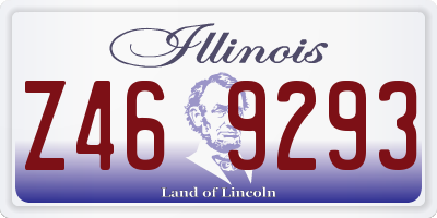 IL license plate Z469293