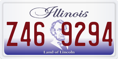IL license plate Z469294