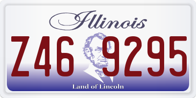 IL license plate Z469295