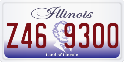 IL license plate Z469300